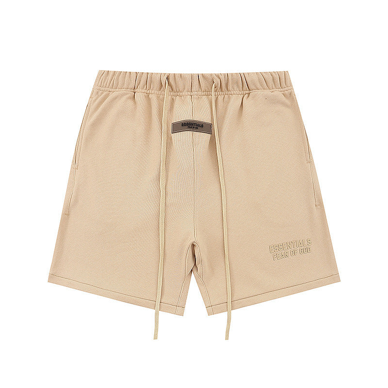 Fear of God ESSENTIALS Logo Sweat Shorts – Premium Cotton Blend Oversized Shorts