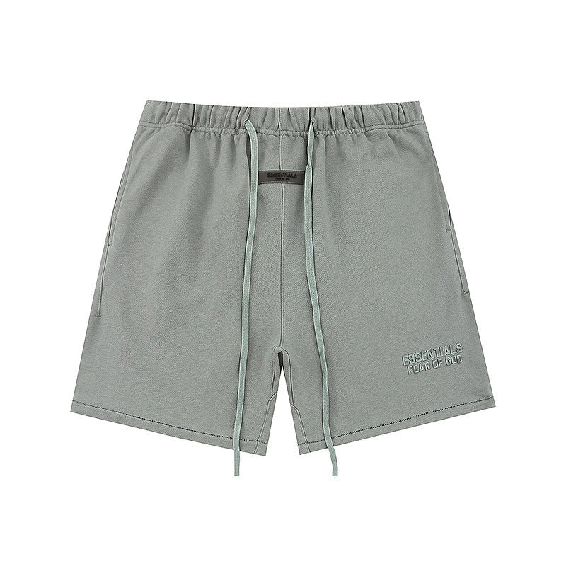 Fear of God ESSENTIALS Logo Sweat Shorts – Premium Cotton Blend Oversized Shorts