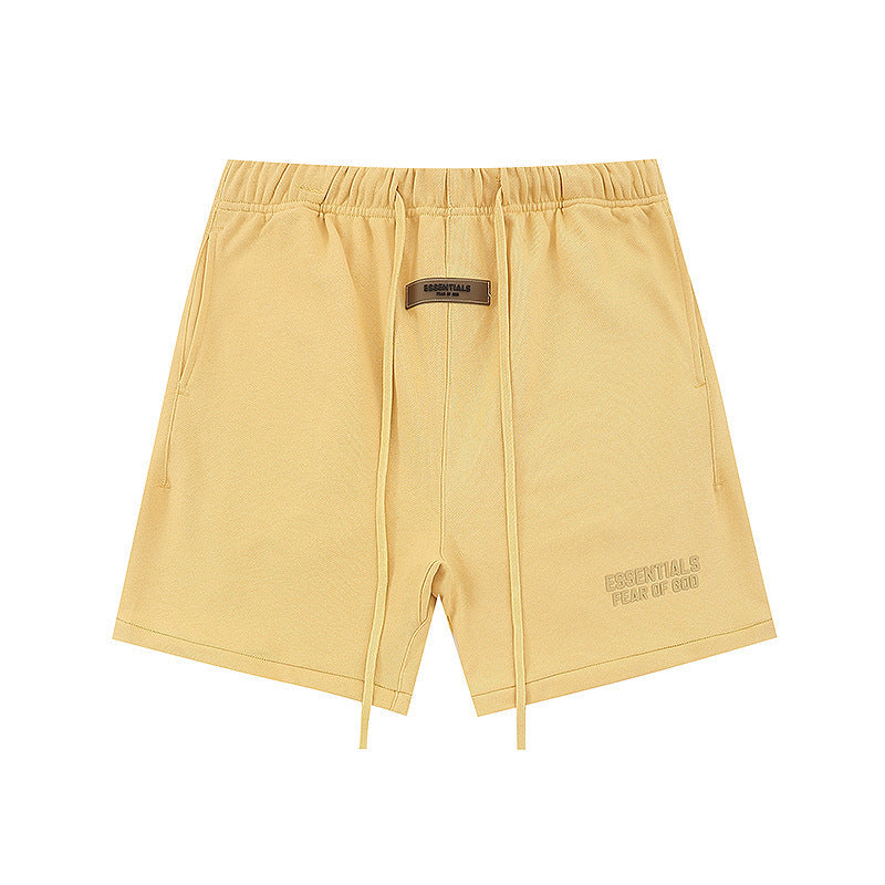 Fear of God ESSENTIALS Logo Sweat Shorts – Premium Cotton Blend Oversized Shorts
